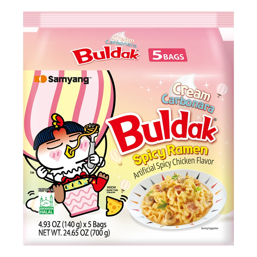 Samyang Buldak Cream Carbonara package