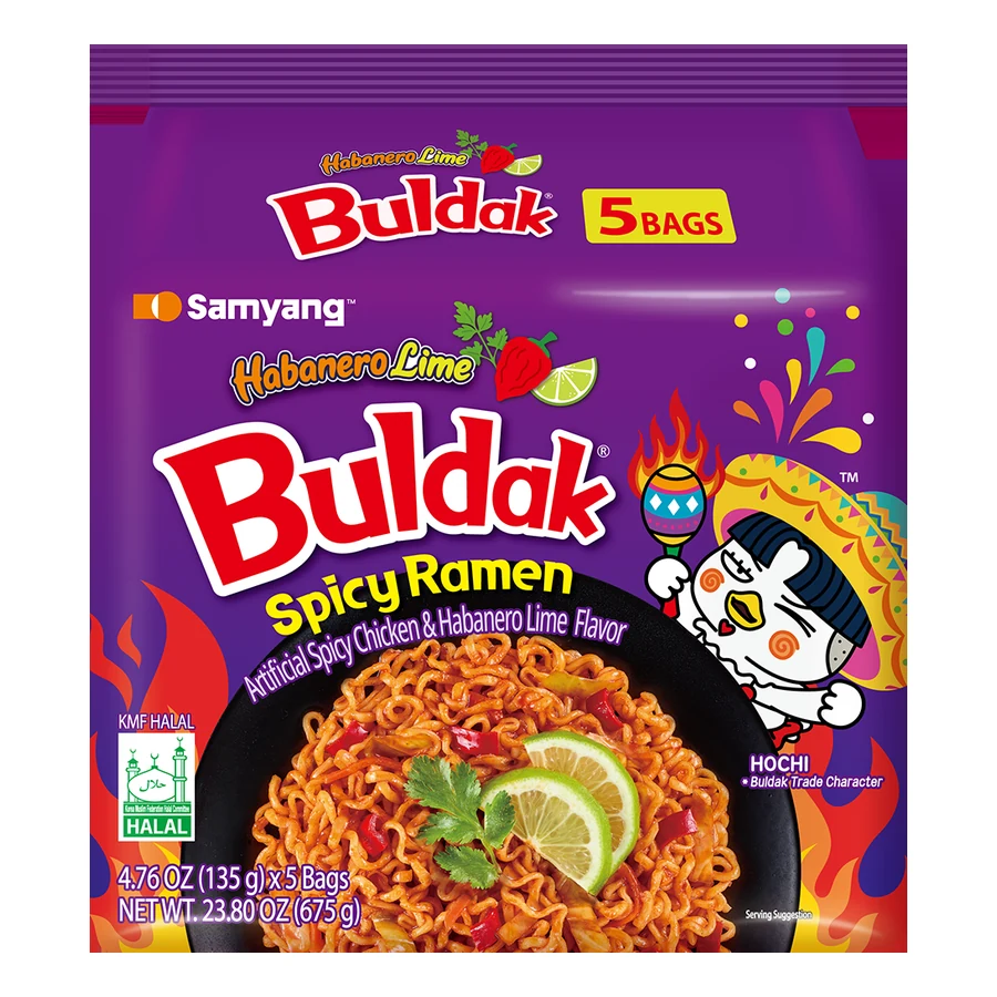 Samyang Buldak Habanero Lime package