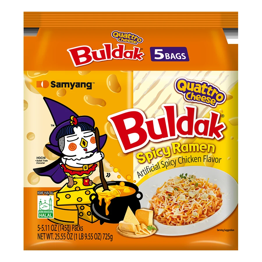 Samyang Buldak Quattro Cheese package