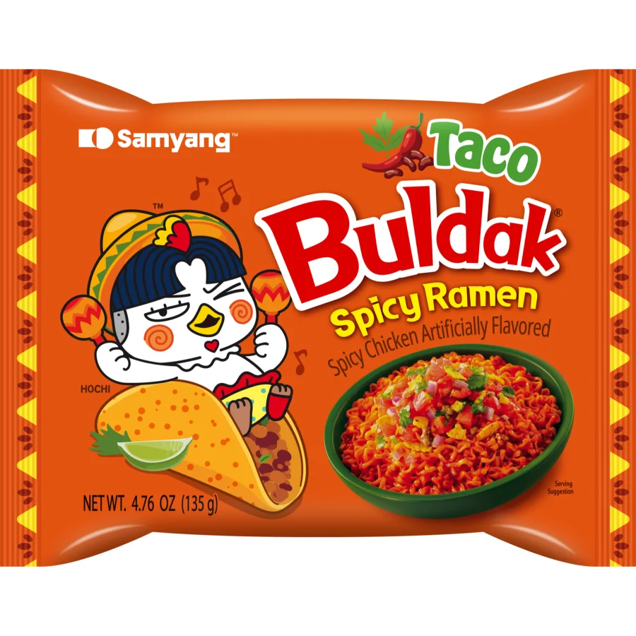 Samyang Buldak Taco package