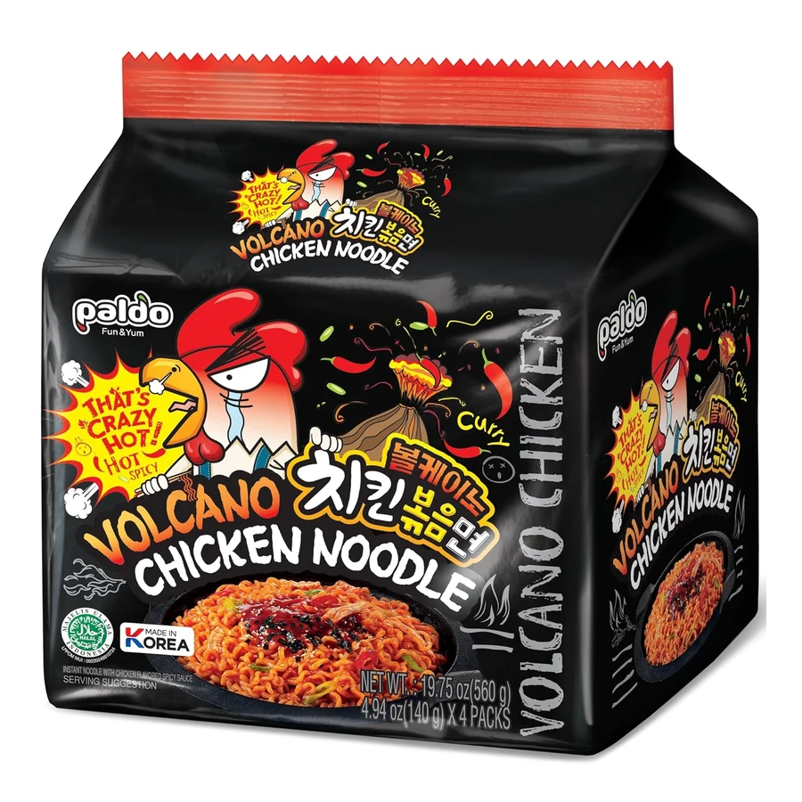 Paldo Volcano Chicken Noodle package