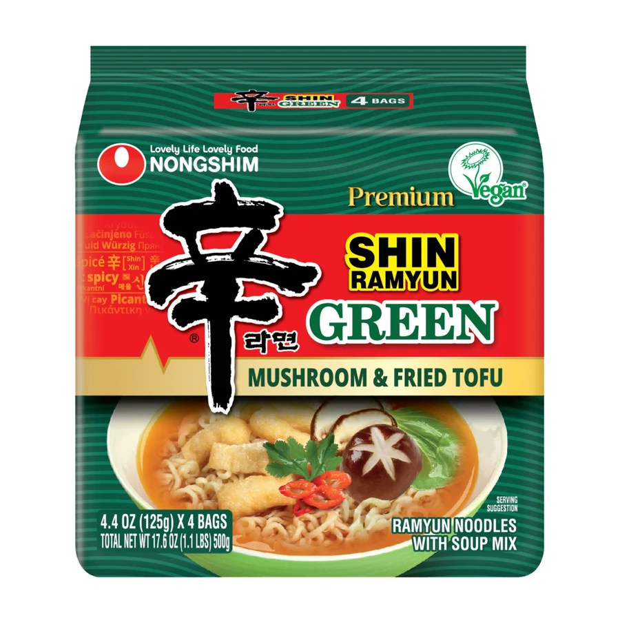 Shin Ramyun Green package