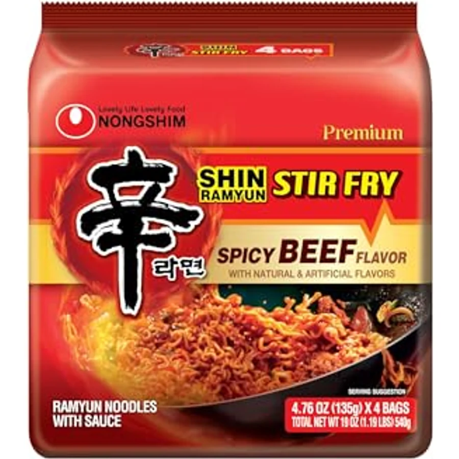 Shin Ramyun Stir Fry Spicy Beef package